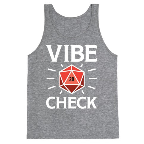 Vibe Check D20 Tank Top